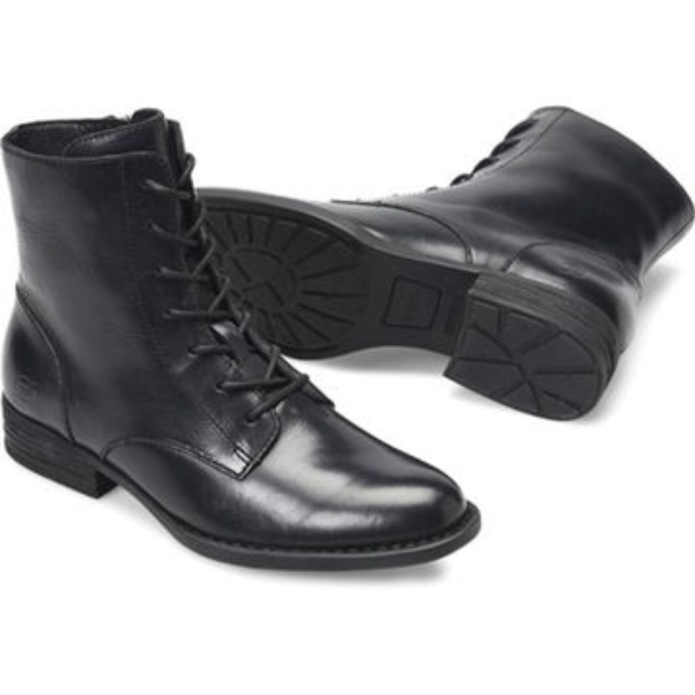 Born Women's Black Clements Moto Boots
